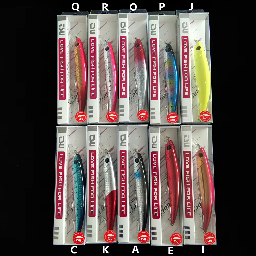 Jerkbait TSURINOYA DW77 – 11cm 22g para Lubina, Lucio y Trucha Grande - imagen 2