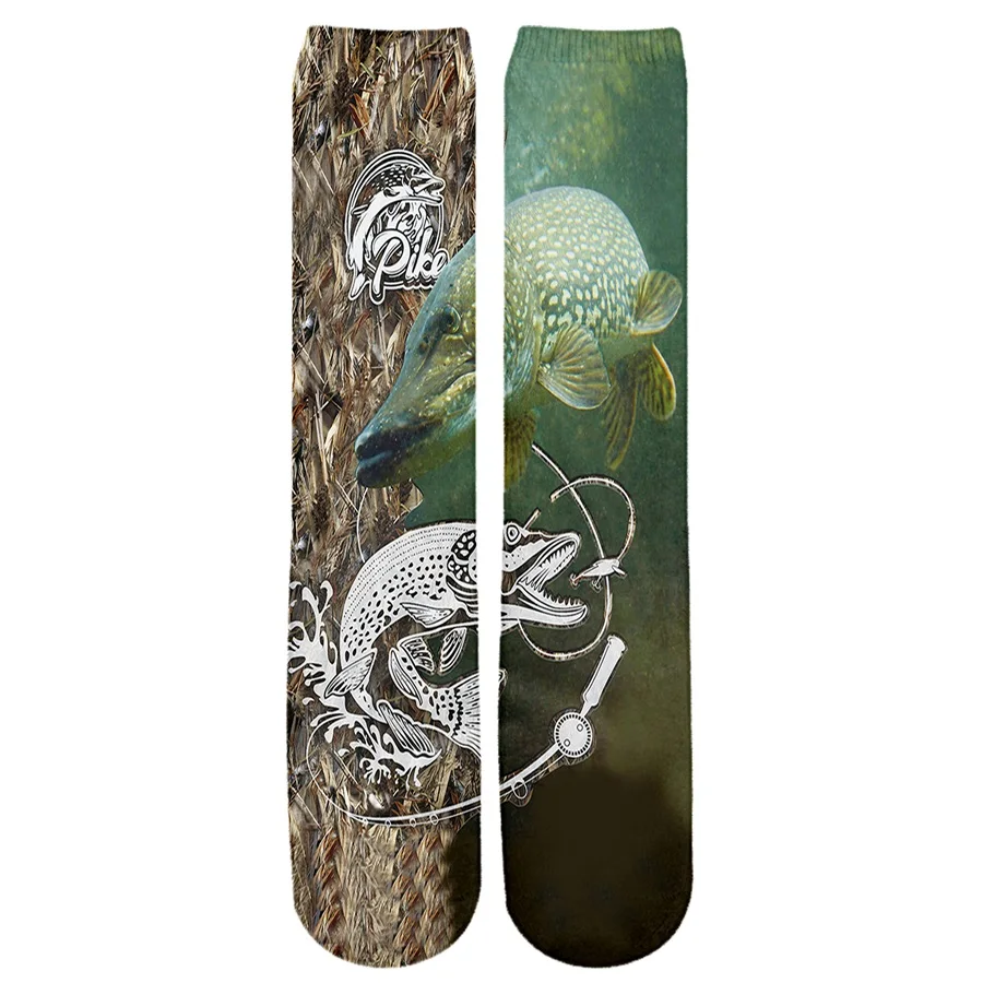 Calcetines pesca 3D PLstar Cosmos estampado carpa rodilla