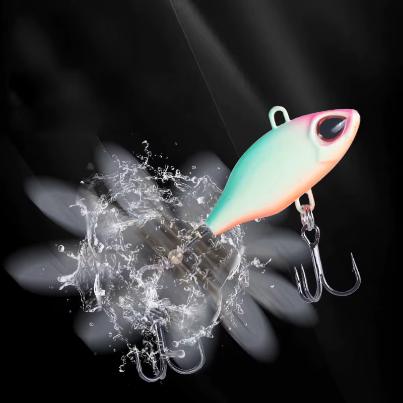 BassLegend Micro Spinnerbait Tailspin vibrante para bass y trucha