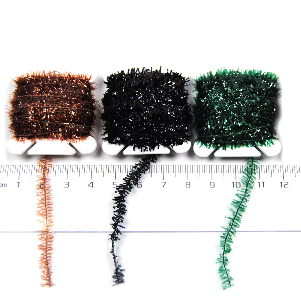 ICERIO Chenilla Mylar translucida para moscas ninfa - imagen 2
