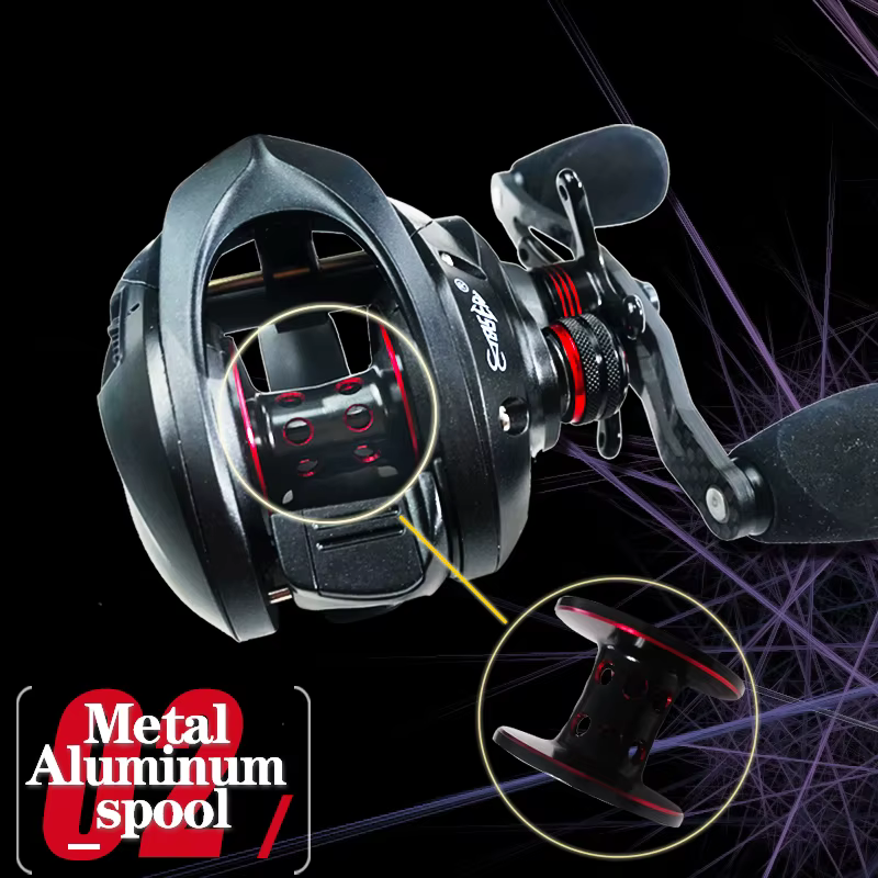 FATE – Carrete de Jigging en Aluminio Ligero para Grandes Capturas - imagen 5