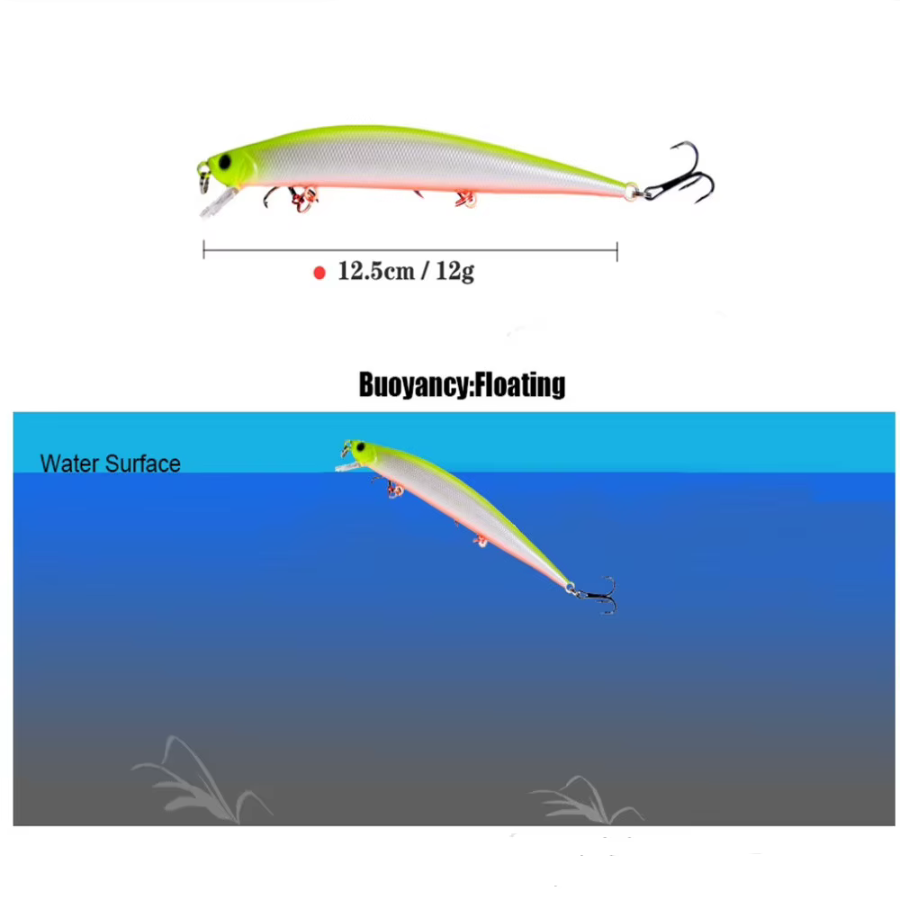 Crankbait Flotante para Lubina – Señuelo Duro de Pesca - imagen 4