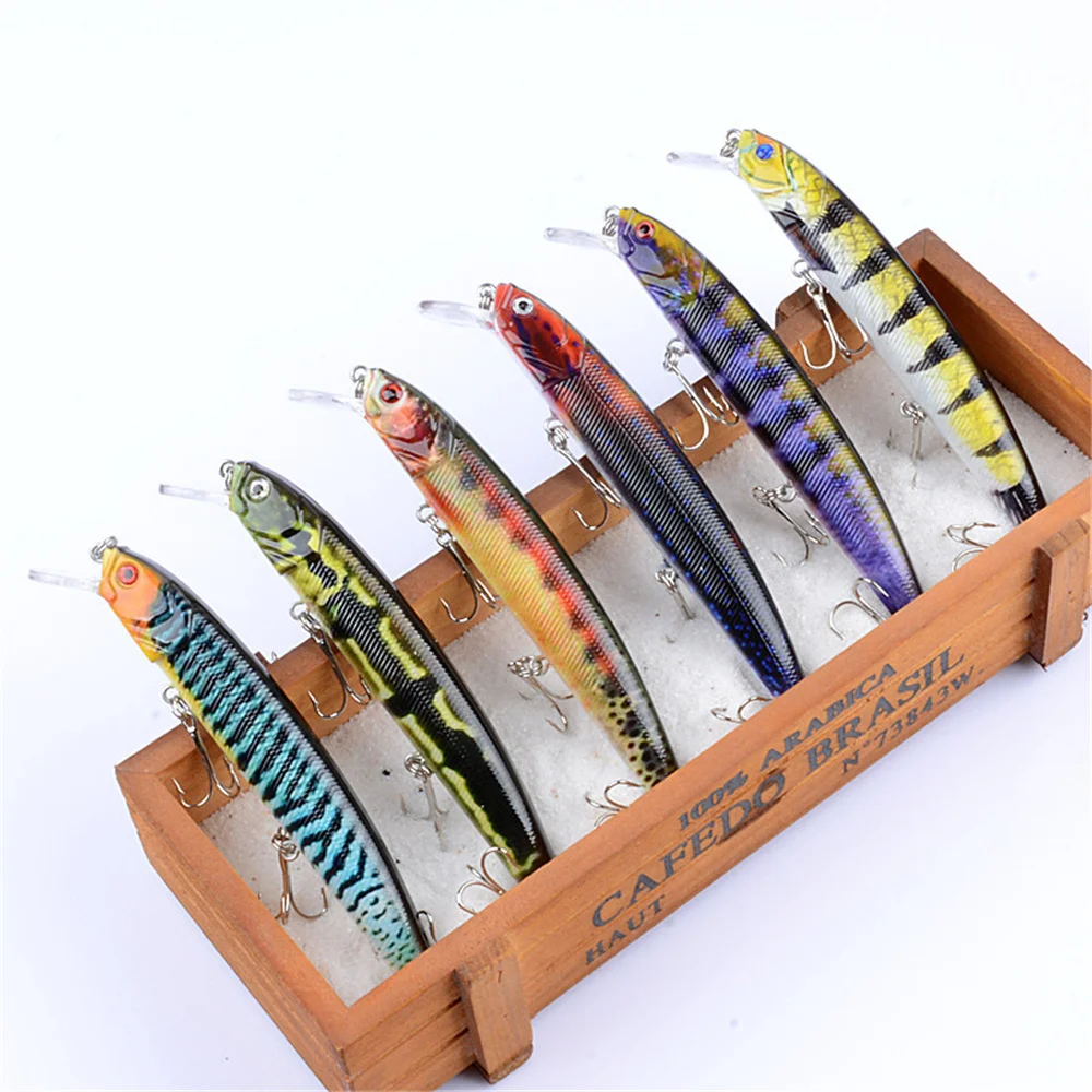 Señuelo de pesca Minnow Wobbler vista completa