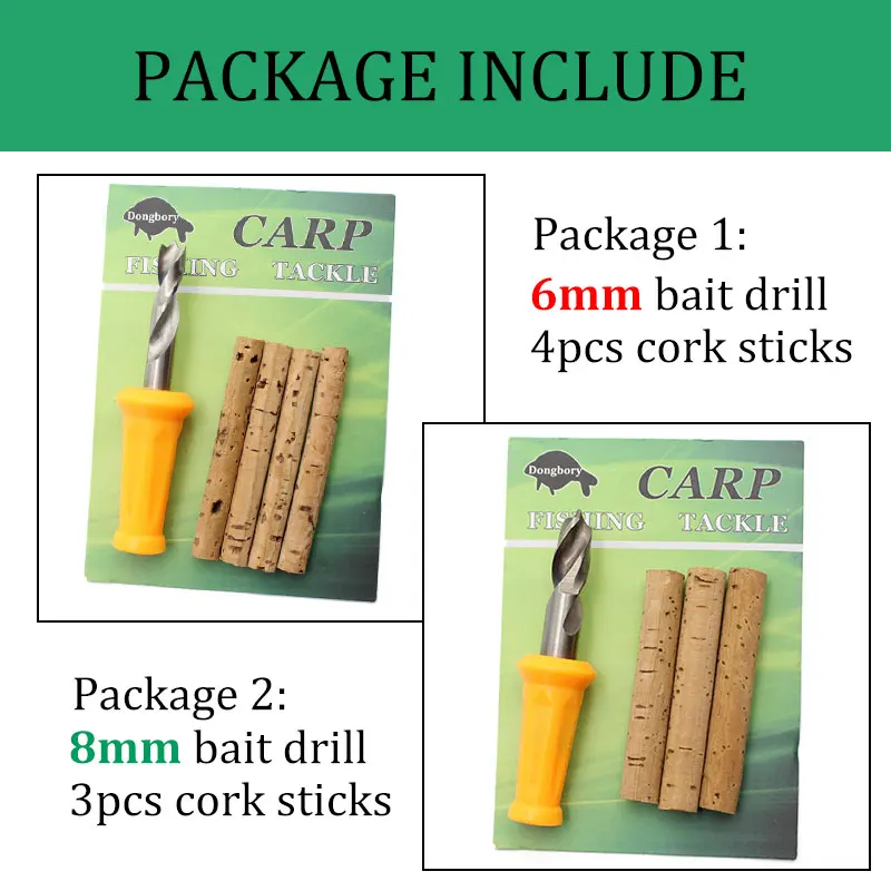 Vista del taladro listo para usar