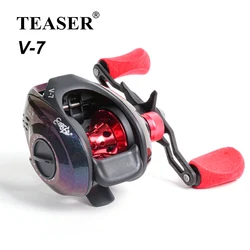 Carrete Baitcasting Teaser Alta Velocidad con Engranaje de Latón