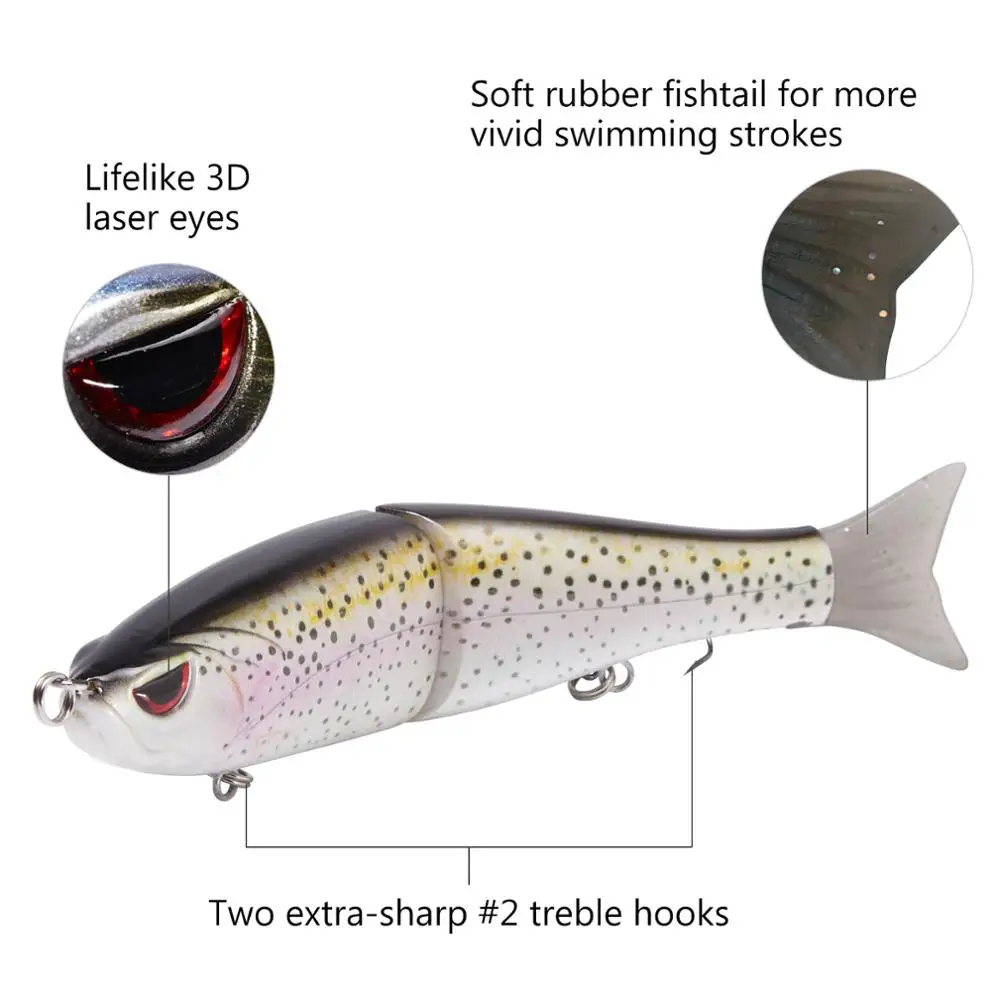 Bassdash Swimbaits Glide – Señuelo duro para lubina - imagen 2