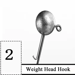 Jig head bola para vinilo - set de anzuelos plomados