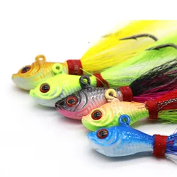 Anzuelo pluma para pesca mosca: jigs con pelo ciervo