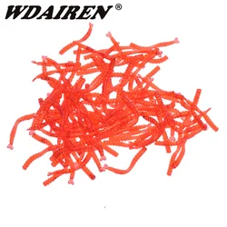 Señuelo de silicona aroma pescado lombriz roja 20mm lubina carpa
