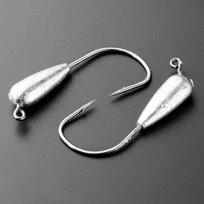 JOHNCOO Tube Jig Anzuelos para Lubina – Agua dulce y salada - imagen 5