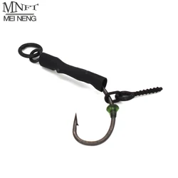 Anzuelos Ronnie Rig con bucle tornillo para carpa