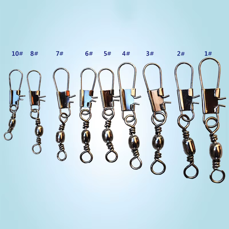 Conector giratorio Snap Fastlock - cierre rápido para líder de pesca - imagen 4