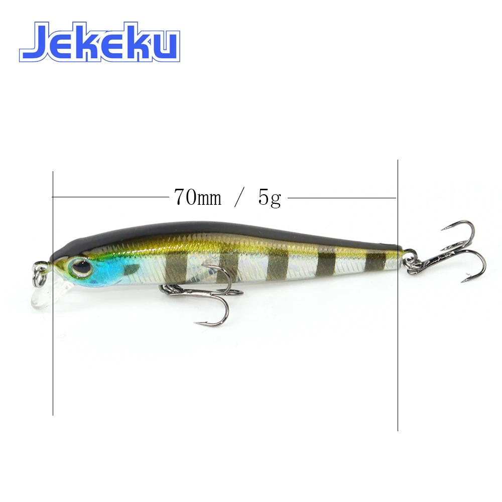 JEKEKU Wobbler magnético pececillo duro para lucio y perca - imagen 2