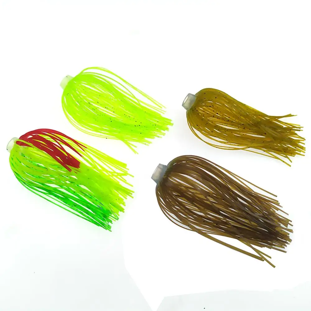 Señuelos jig de silicona suave con faldas paraguas elásticas - imagen 4