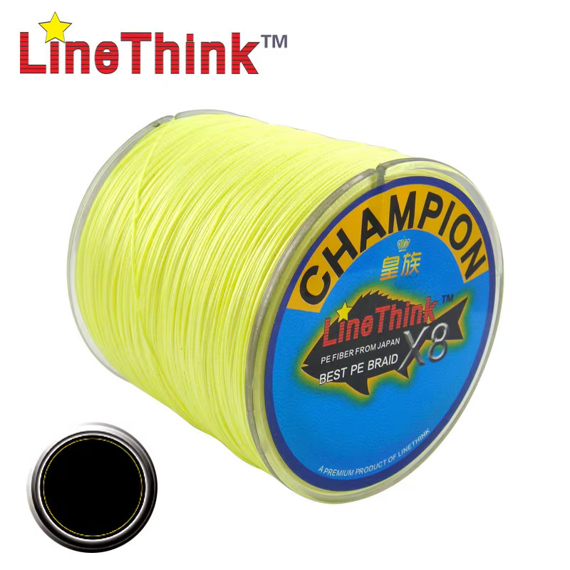 GHAMPION LineThink X8 – Hilo de pescar multifilamento PE trenzado