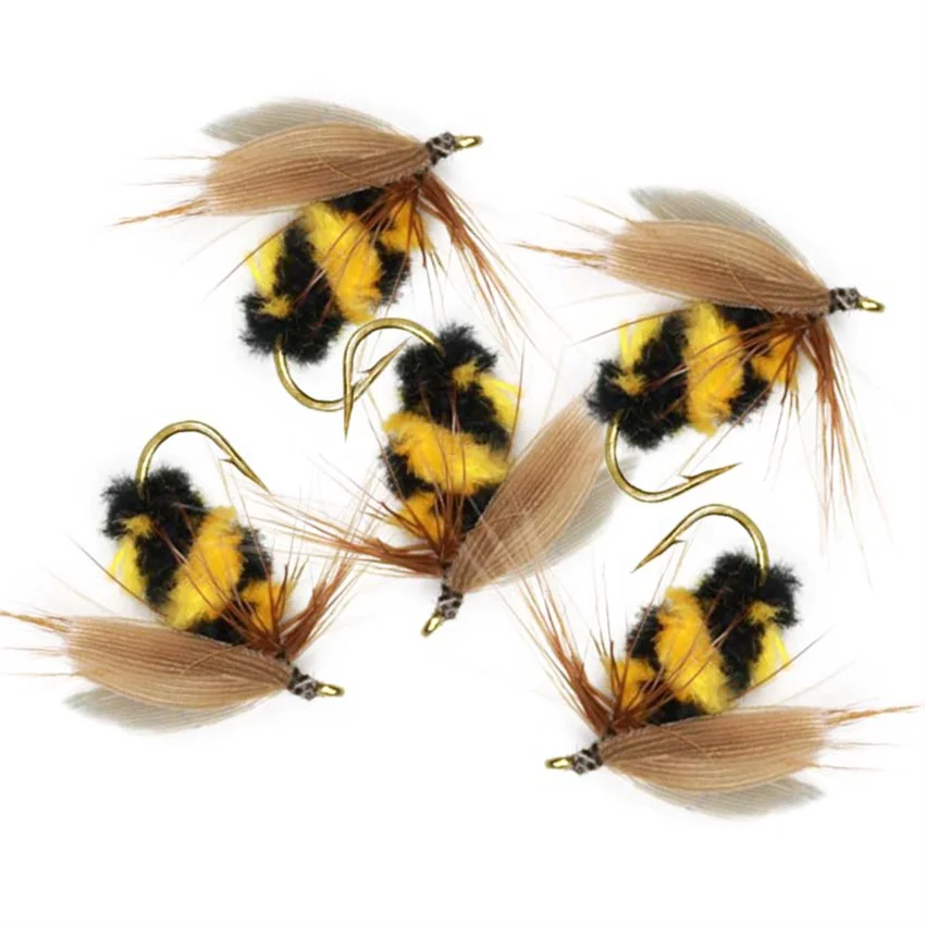 Surtido de moscas secas y húmedas con serpentinas trucha y lubina - imagen 2