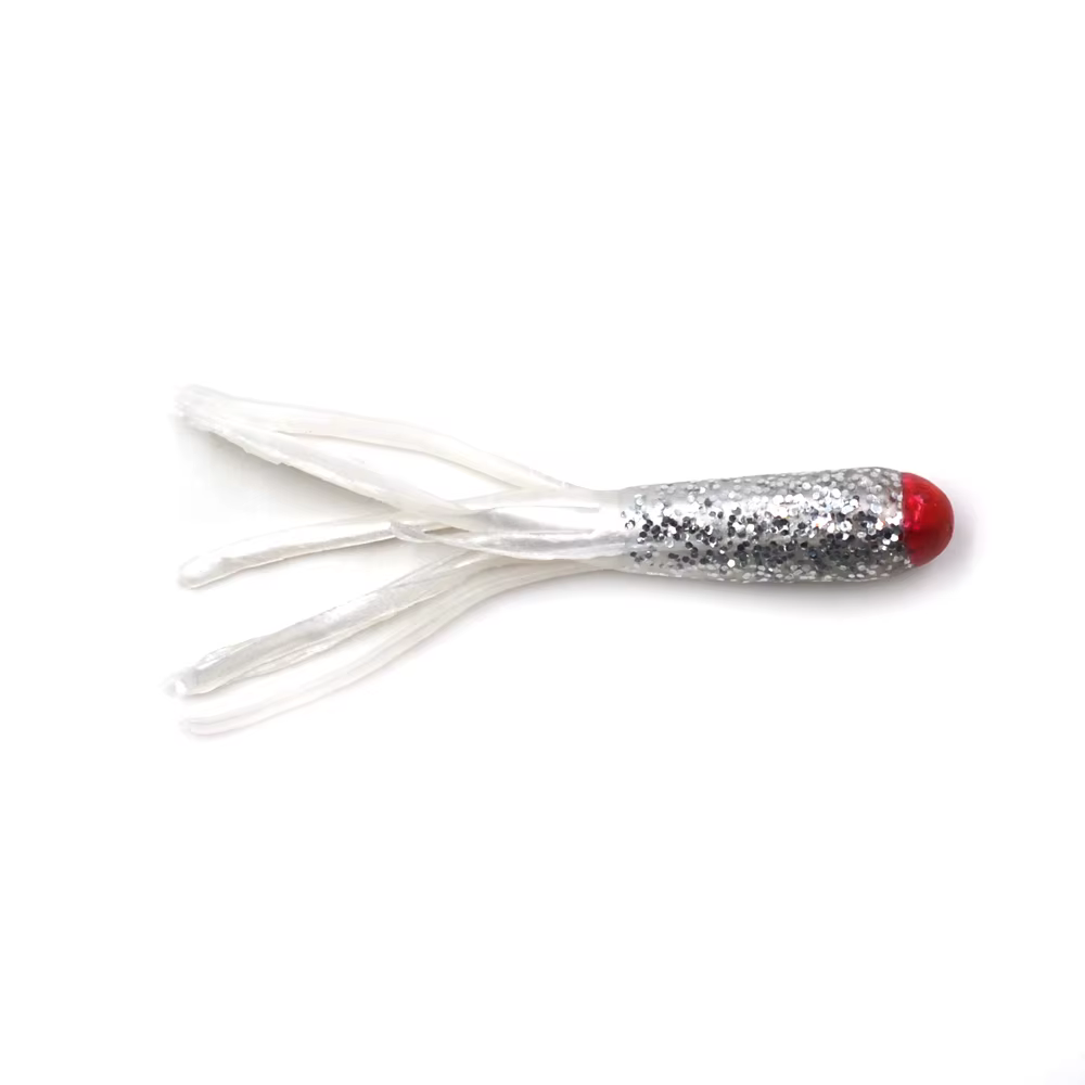 Cebo gusano artificial lubina MNFT – Silicona tricolor para mar