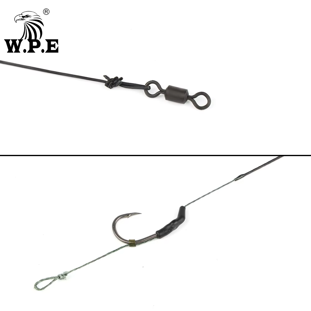 Aparejo Gape Ancho Carp Fishing Listo para Boilie - imagen 3