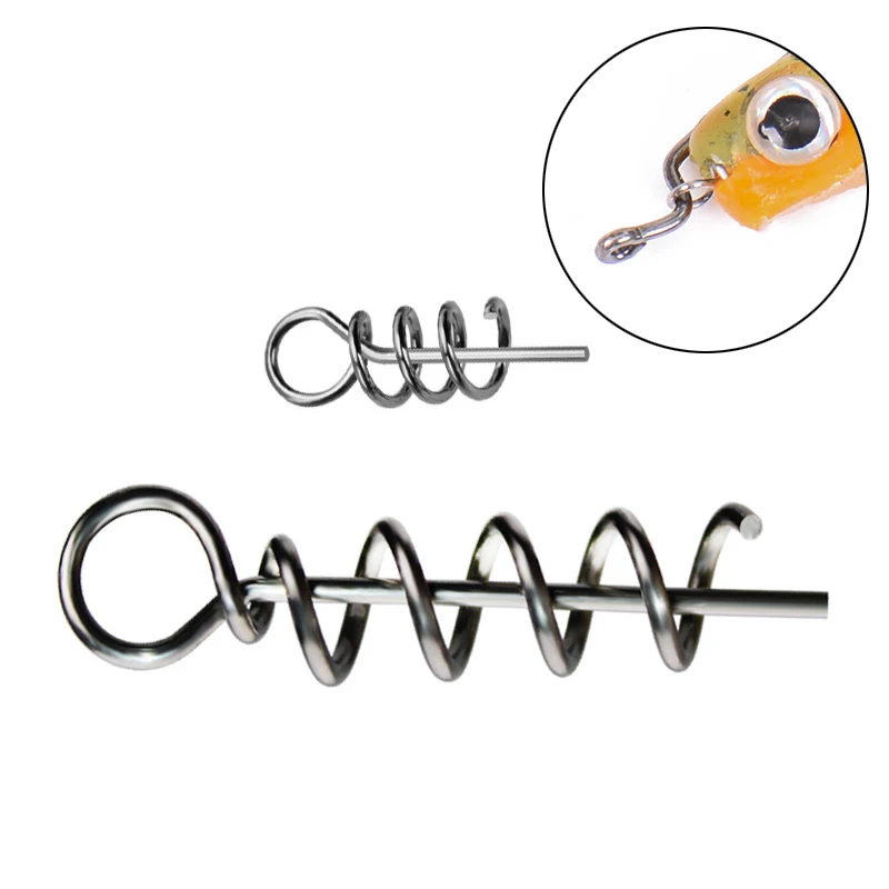Pasador Locking Swivel para Señuelo Blando – Acero Inoxidable