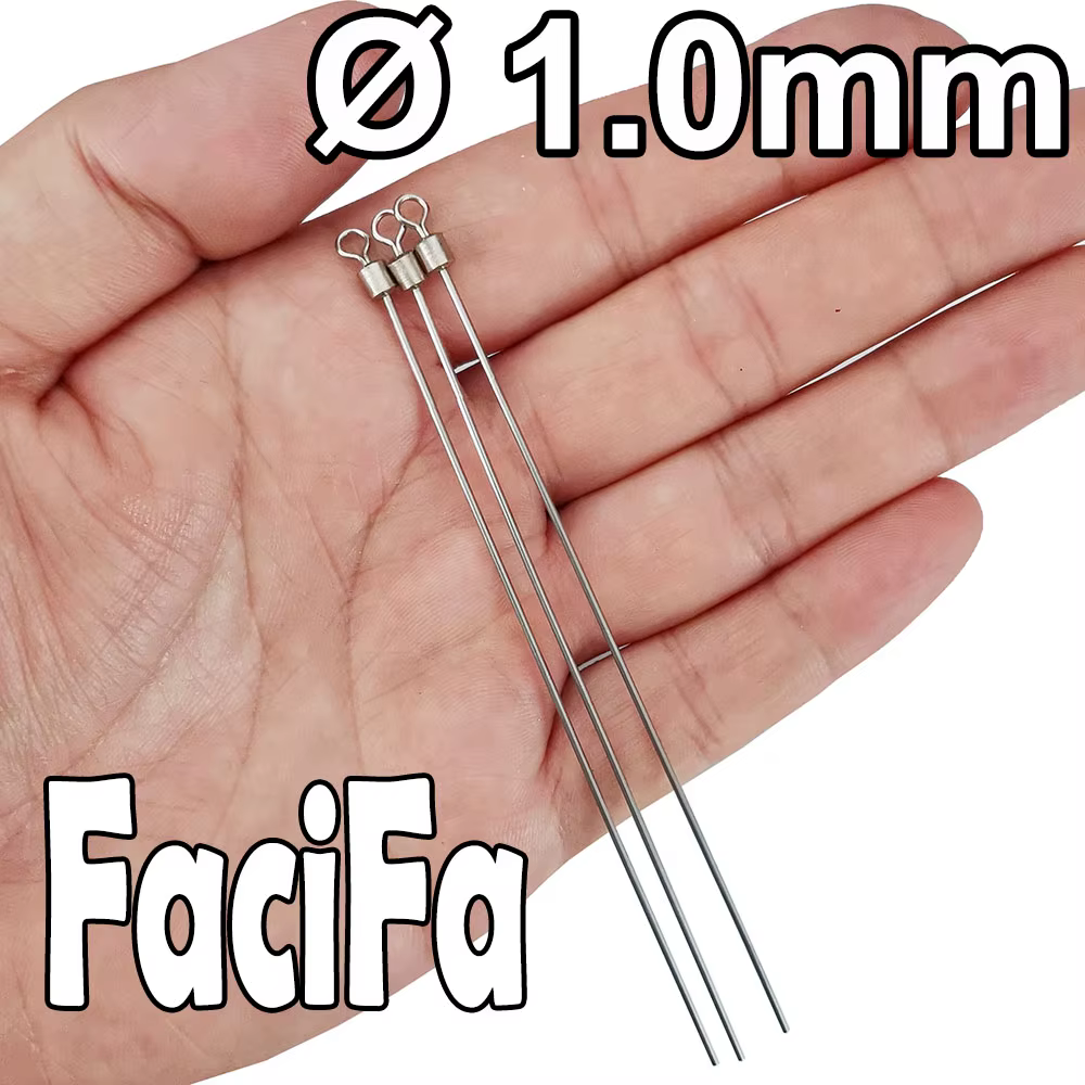 Eslabón giratorio acero inoxidable con conector barril para aparejos - imagen 3