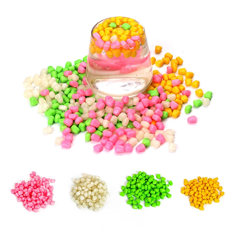 Cebo maíz simulado suave para carpa – Señuelo plástico granular - imagen 3