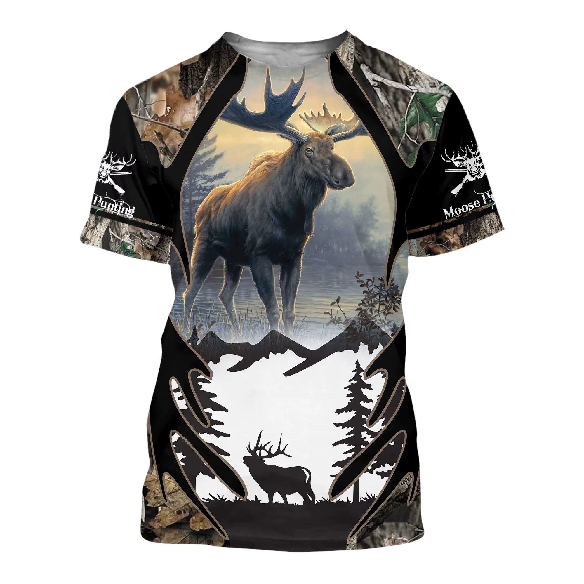 Camiseta de pesca 3D manga corta verano - imagen 4