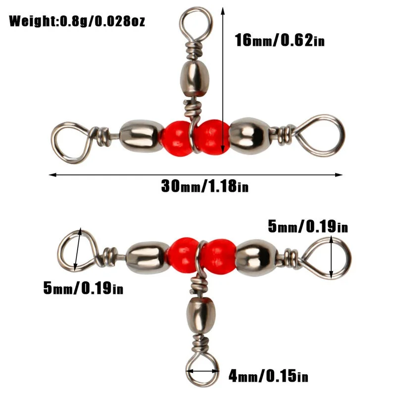 Conectores para diferentes tipos de pesca