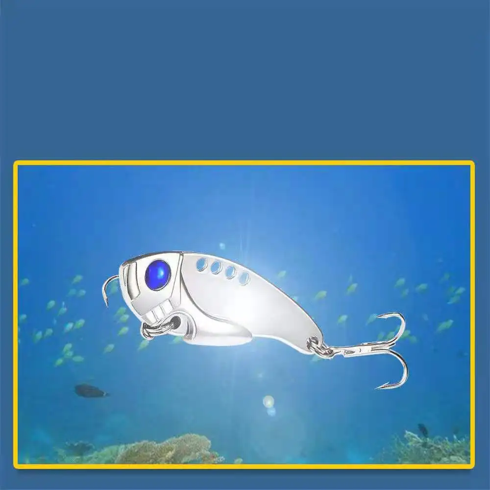 Señuelo Metal VIB con ojos 3D