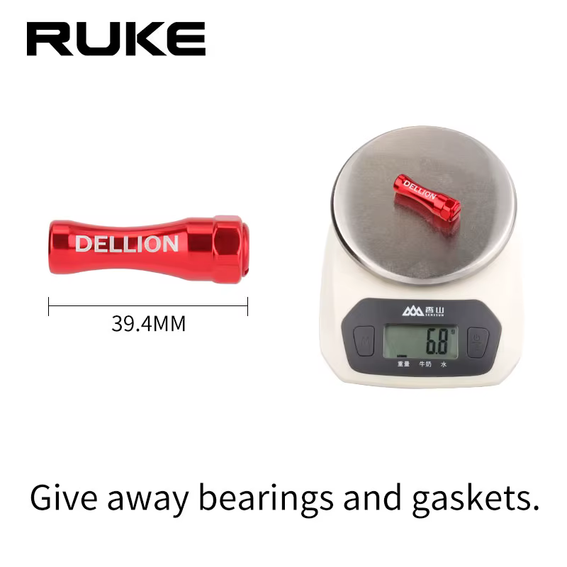 Perilla para carrete de pesca Ruke con rodamientos