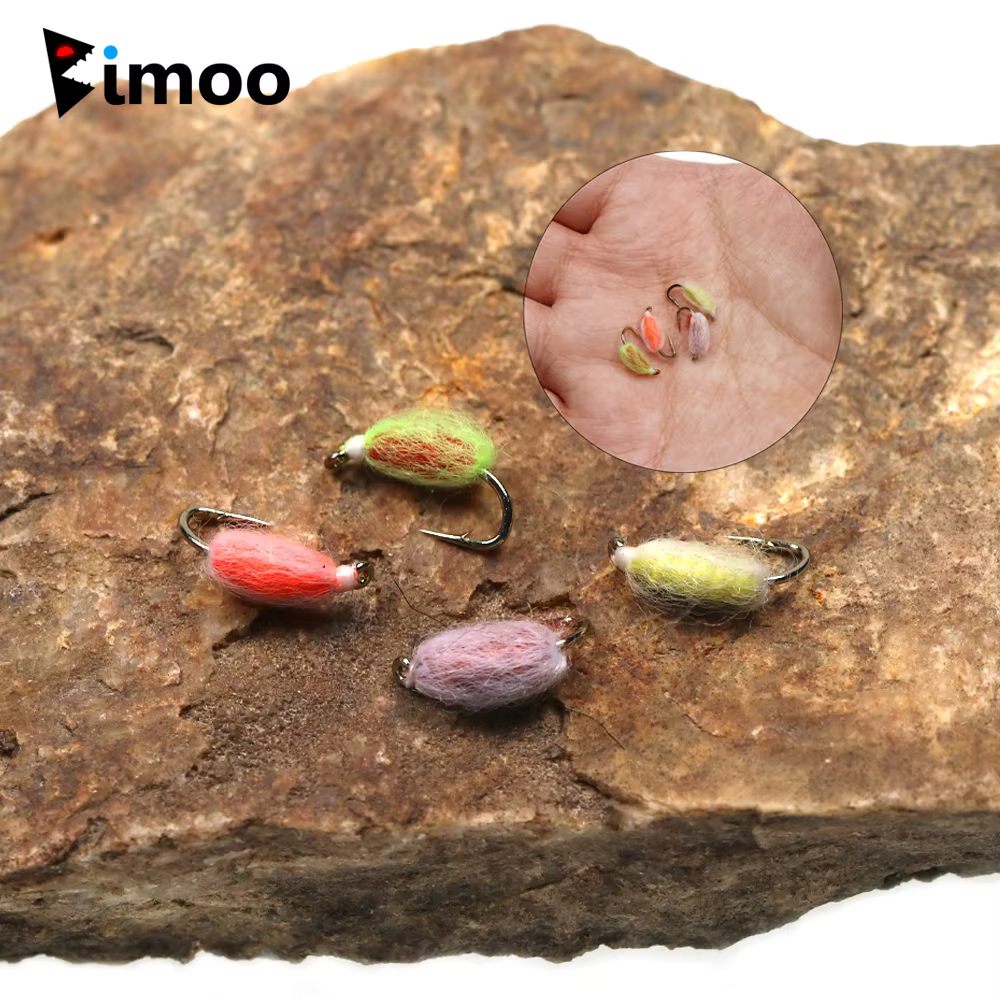 Bimoo Señuelos UV Trucha Salmón Acero Naranja Rojo - imagen 5