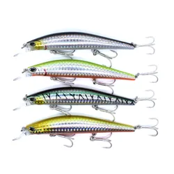 AOCLU Minnow Jerkbait Wobbler - Señuelo duro 120 mm, buceo 1,8 m