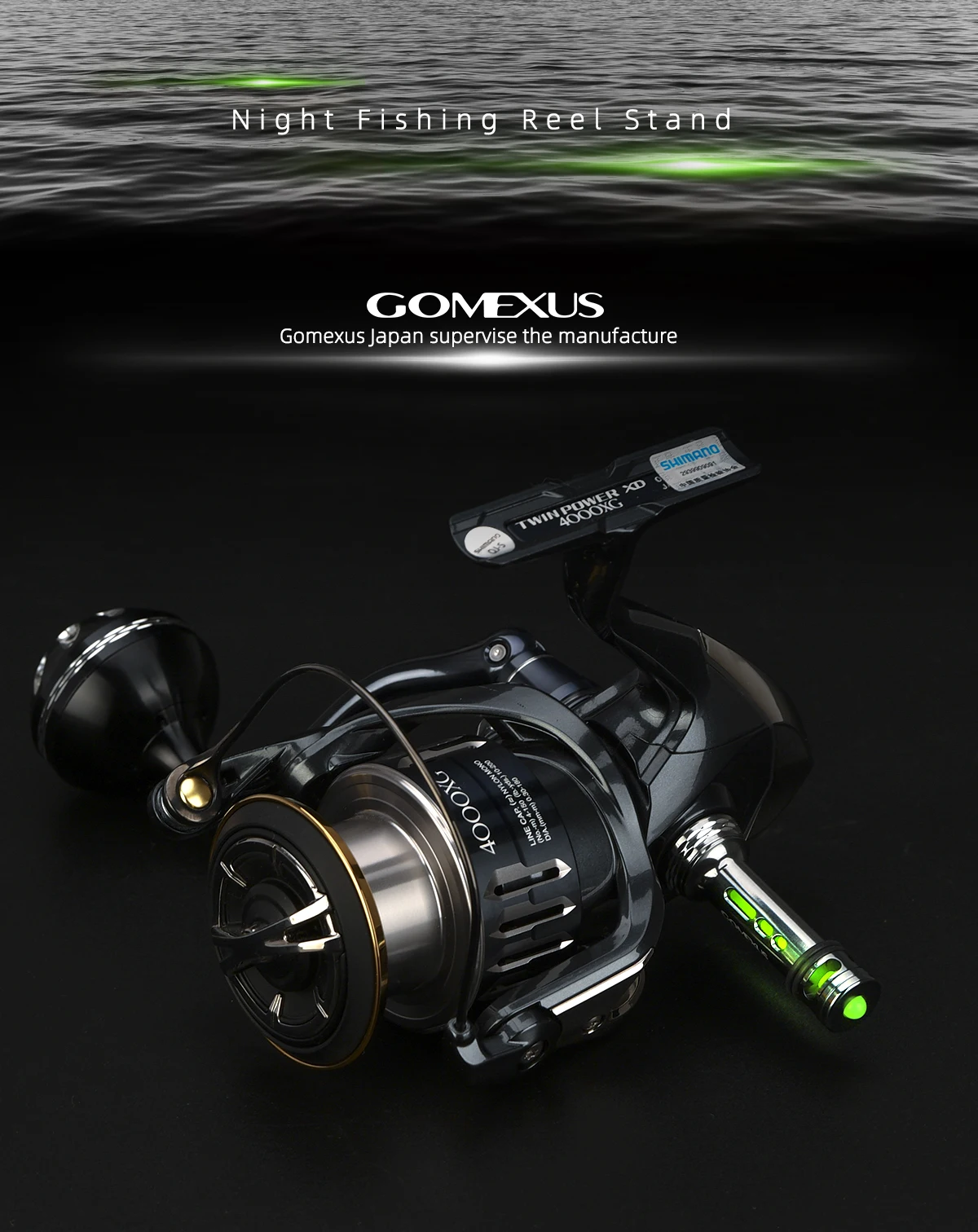 Soporte de equilibrio para carretes de spinning Gomexus