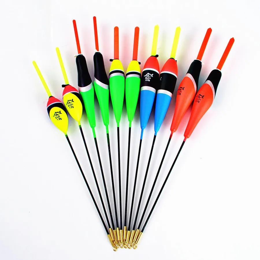 Flotadores de pesca NGB multicolor para día y noche