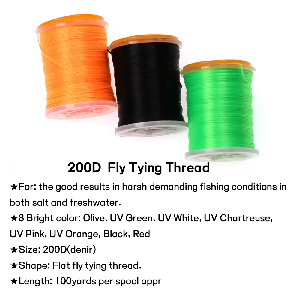 Hilo de mosca WIFREO 200D UV – Resistente y duradero para atado