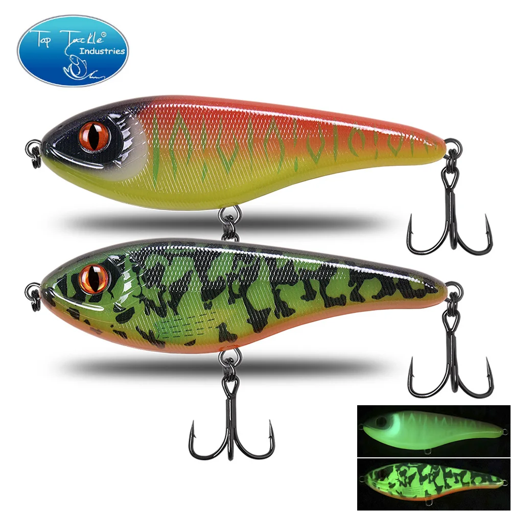 Wobbler CF Musky Pike hundimiento lento con anzuelos - imagen 3