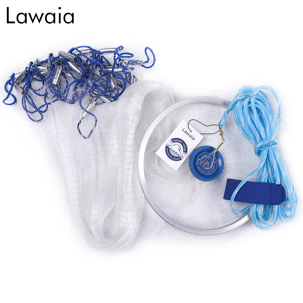 Salabre Lawaia de nailon monofilamento con aro de aluminio