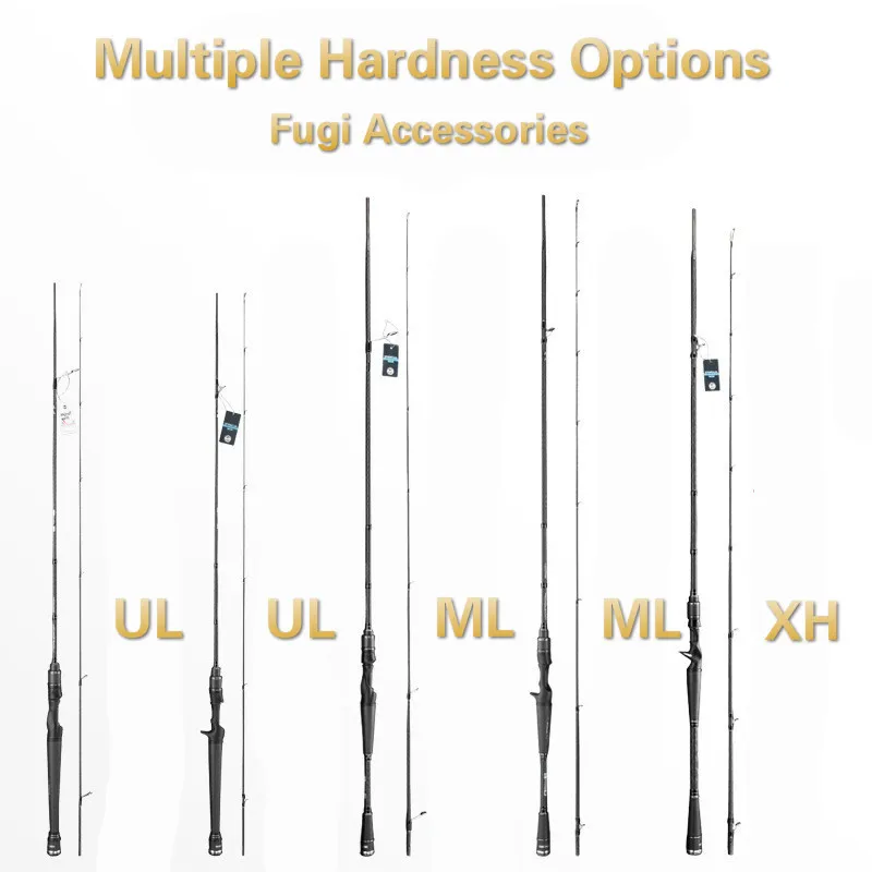 Caña Carbono Ultraligera Baitcasting 7' Medium-Heavy para Bass Fishing - imagen 2