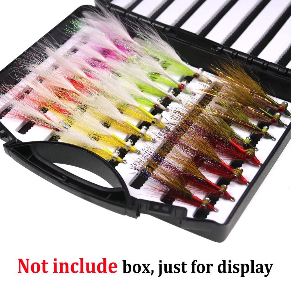 Señuelo Clouser: agua salada para lubina y lucio, 6 colores, inox - imagen 3