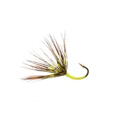 Bimoo Mosca Tenkara nº12 amarilla – Caza trucha