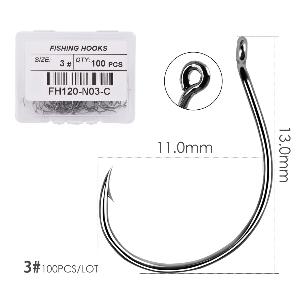 Anzuelos Jig Head acero carbono – Para vinilo en río y costa - imagen 3