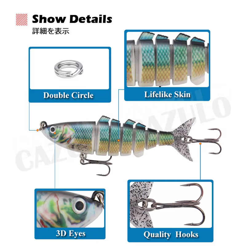 Swimbait Señuelo Hundido Isca para Pesca Deportiva - imagen 2