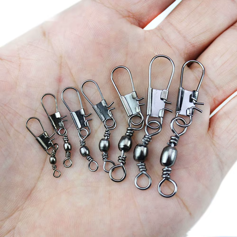 Swivel acero inoxidable para señuelos de pesca alta resistencia - imagen 5