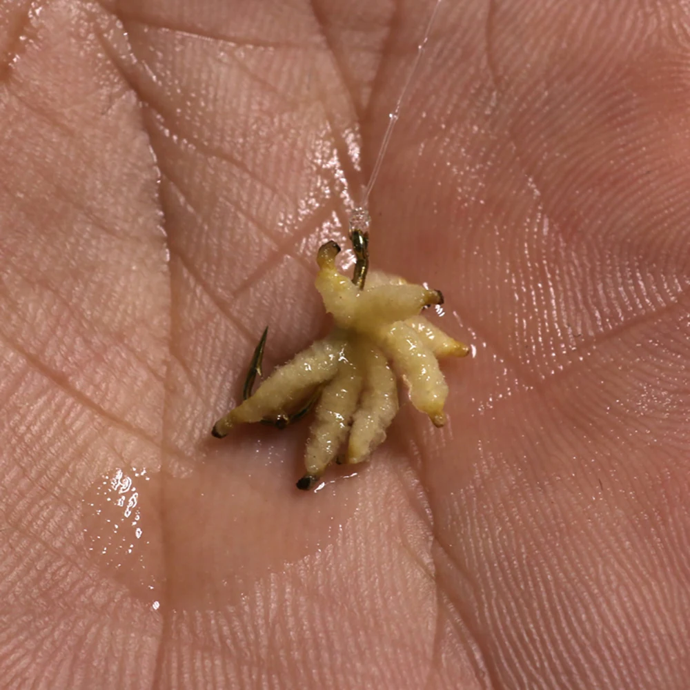 Vtwins señuelos mosca y ninfa con púas para trucha y carpa artificial - imagen 2