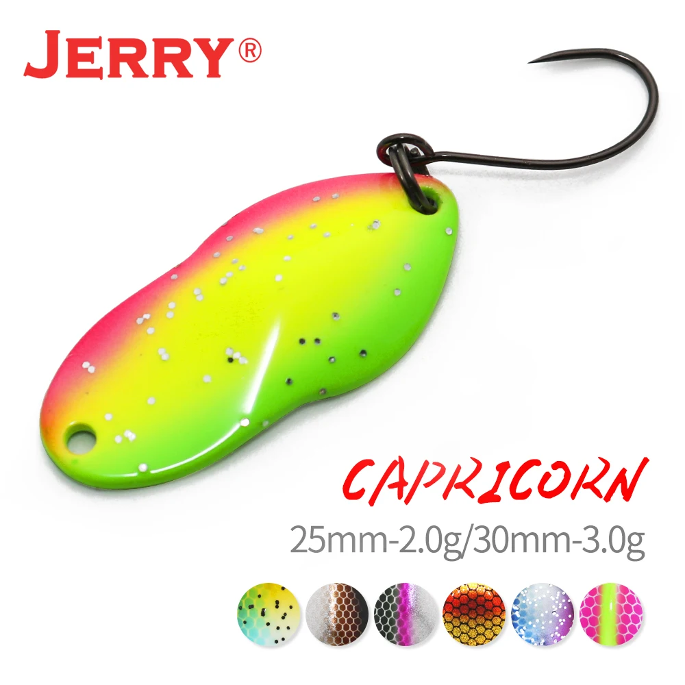 Jerry Capricornio: Señuelo Latón Single Hook Trucha
