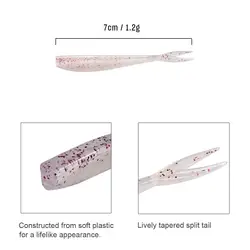Señuelo suave tipo Shad para lubina – Jerk, silicona artificial