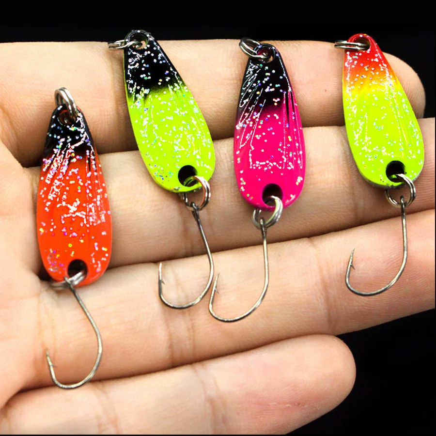 Spinnerbait de cucharas giratorias para trucha y lubina - imagen 4