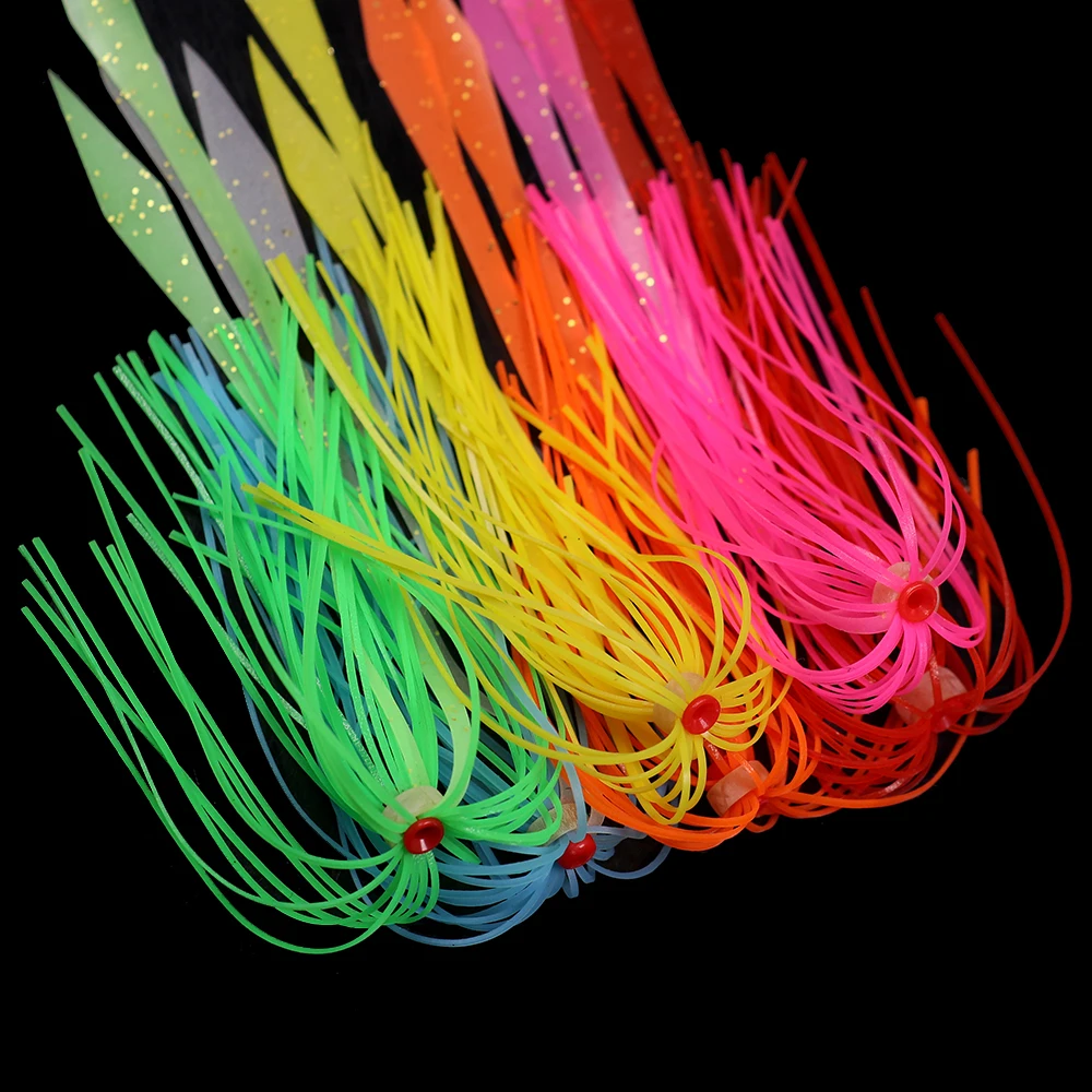 Kabura Snapper Jig de silicona – señuelo Streamer con faldas - imagen 5