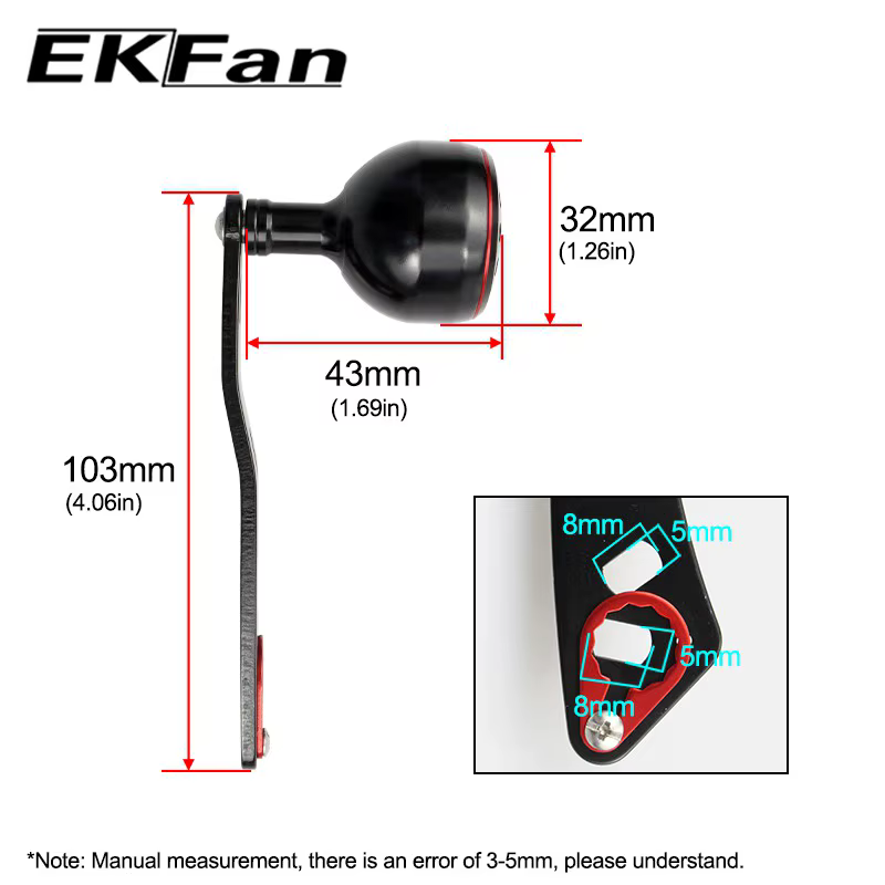 Ekfan Spool Contrasteel 100mm – Aleación aluminio - imagen 5