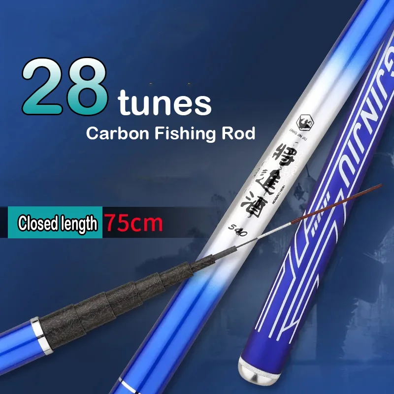 Caña de carbono para carpa con arrastre potente – Pesca deportiva - imagen 3