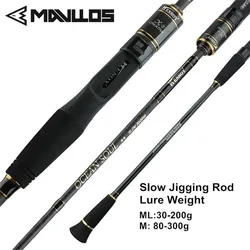 Mavllos Osoul caña jigging punta carbono lenta ultraligera atún